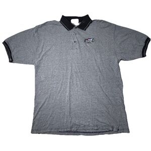 Vintage‎ NASCAR 2000 Polo Shirt Chase Authentics Gray Y2K Racing Mens XL